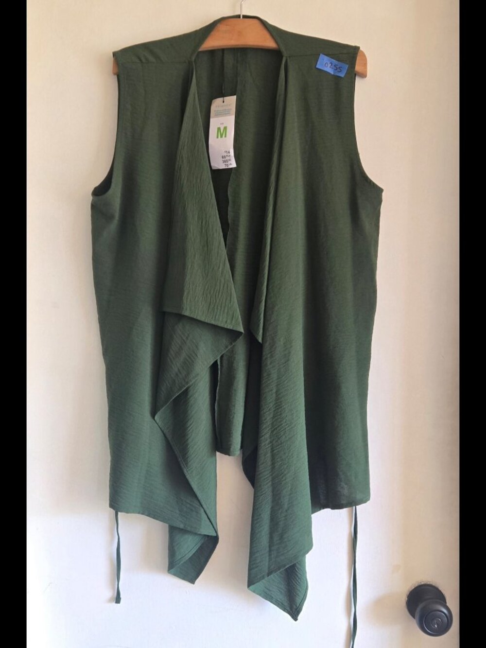 Green Wrap Sleeveless Top